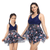 🎉Spring Sale 50% Off - Plus Size Ruffle Floral Print One-Piece Mommy and Me Swimsuit