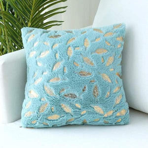Feather Printed Pillow Cover