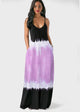 2024Women's Long Sleeveless V Neck Dress