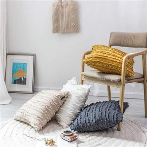 Stripe Jacquard Pillow Cover