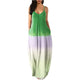 2024Women's Long Sleeveless V Neck Dress