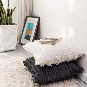 Stripe Jacquard Pillow Cover
