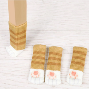 Cat Paw Knitting Table and Chair Foot Cover (4 Pcs)