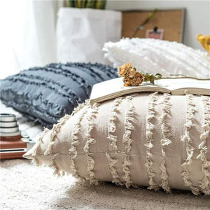Stripe Jacquard Pillow Cover