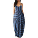 2024Women's Long Sleeveless V Neck Dress