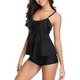 Strappy Two Piece Printing Bikini Set Swimsuit