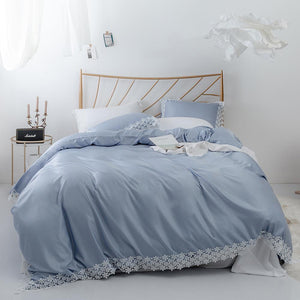 Soft Lace Bedspread Bedding Set