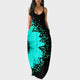 2024Women's Long Sleeveless V Neck Dress