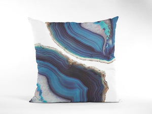 Abstract Blue Cushion Covers