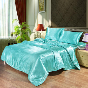 Oversized Silk Quilt Bedspread