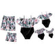 🎉Spring Sale 50% Off - Family Matching Leaves Flowers Printed Swimsuits