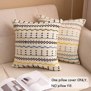 Moroccan Cotton Woven Decorative Throw Pillow Cover