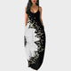 2024Women's Long Sleeveless V Neck Dress