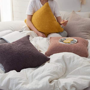 Plush Pillow Cover