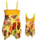 🎉Spring Sale 50% Off - Plus Size Ruffle Floral Print One-Piece Mommy and Me Swimsuit
