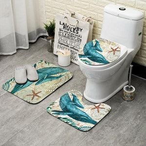 Sea Life Bathroom Mat (3-Piece)