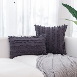 Stripe Jacquard Pillow Cover