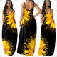 2024Women's Long Sleeveless V Neck Dress