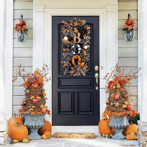 Halloween Swag Wreath Fall Wreath