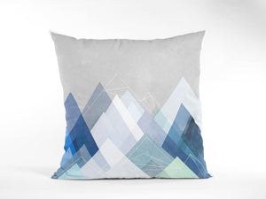 Abstract Blue Cushion Covers