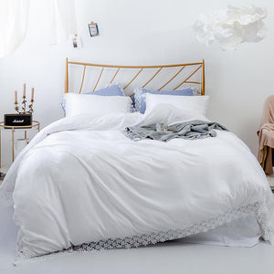 Soft Lace Bedspread Bedding Set