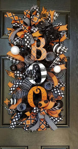 Halloween Swag Wreath Fall Wreath