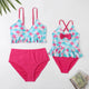 New Pink Cute Mommy And Me Swimsuit