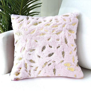 Feather Printed Pillow Cover