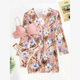 「🎉Spring Sale - 40% Off」Floral Print Three Piece Bikini Set Swimsuit