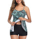 Strappy Two Piece Printing Bikini Set Swimsuit