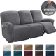 Stretchable Velvet Recliner Slipcover