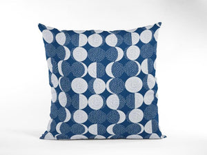 Abstract Blue Cushion Covers