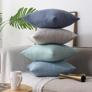 Ramie Cotton Fabric Pillow Cover