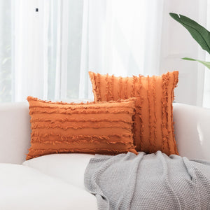 Stripe Jacquard Pillow Cover
