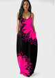 2024Women's Long Sleeveless V Neck Dress