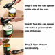 Stainless Steel Safe-Cut Can Opener