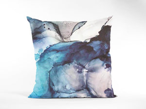 Abstract Blue Cushion Covers