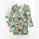 「🎉Spring Sale - 40% Off」Floral Print Three Piece Bikini Set Swimsuit