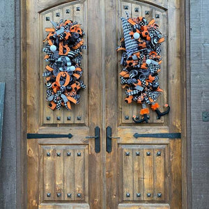 Halloween Swag Wreath Fall Wreath