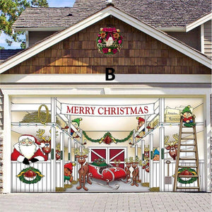Last Day Sale 40% OFF - 2023 Halloween & Christmas Garage Door Decoration