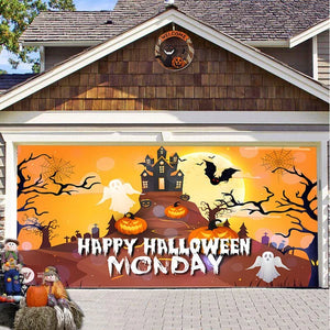 Last Day Sale 40% OFF - 2023 Halloween & Christmas Garage Door Decoration