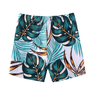 🎉Spring Sale 50% Off - Family Matching Green Tropical Plants Swimsuits