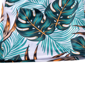 🎉Spring Sale 50% Off - Family Matching Green Tropical Plants Swimsuits