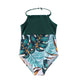 🎉Spring Sale 50% Off - Family Matching Green Tropical Plants Swimsuits
