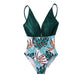 🎉Spring Sale 50% Off - Family Matching Green Tropical Plants Swimsuits