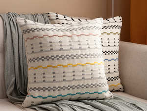 Moroccan Cotton Woven Decorative Throw Pillow Cover