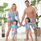 🎉Spring Sale 50% Off - Family Matching Blue Flower Printed Swimsuits