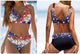 「🎉Spring Sale - 40% Off」US Flag Tie Dye Bikini Set Swimsuit