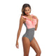 「🎉Spring Sale - 40% Off」V Neck Ruffled  One-Piece Lace Up Swimsuit