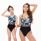 One Piece Matching  Floral Mommy and Me Swimsuit